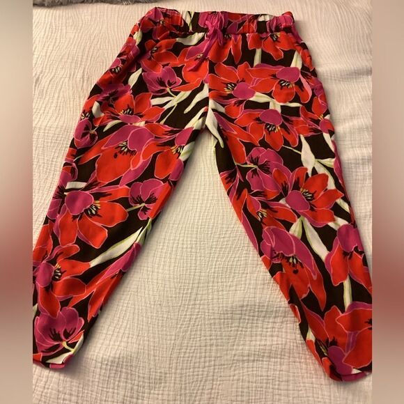 Kate Spade Sz 6 floral pants - Picture 4 of 10
